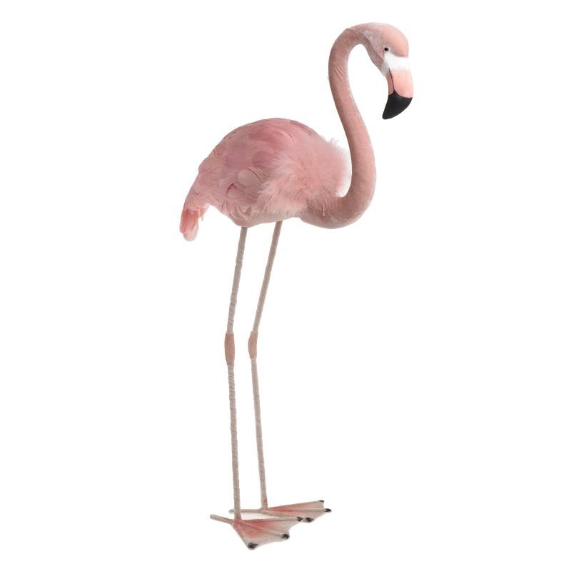 3705300036 PLIŠANA FIGURA FLAMINGO SA PERJEM 44*20*86cm