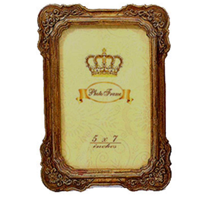 22325031 RAM ZA SLIKU OD POLIREZINA ANTIK ZLATNI 10*15cm