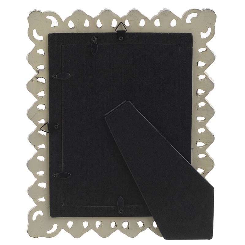 3306340120 RAM ZA SLIKU OD POLIREZINA ANTIK BELO SIVI 13*18cm