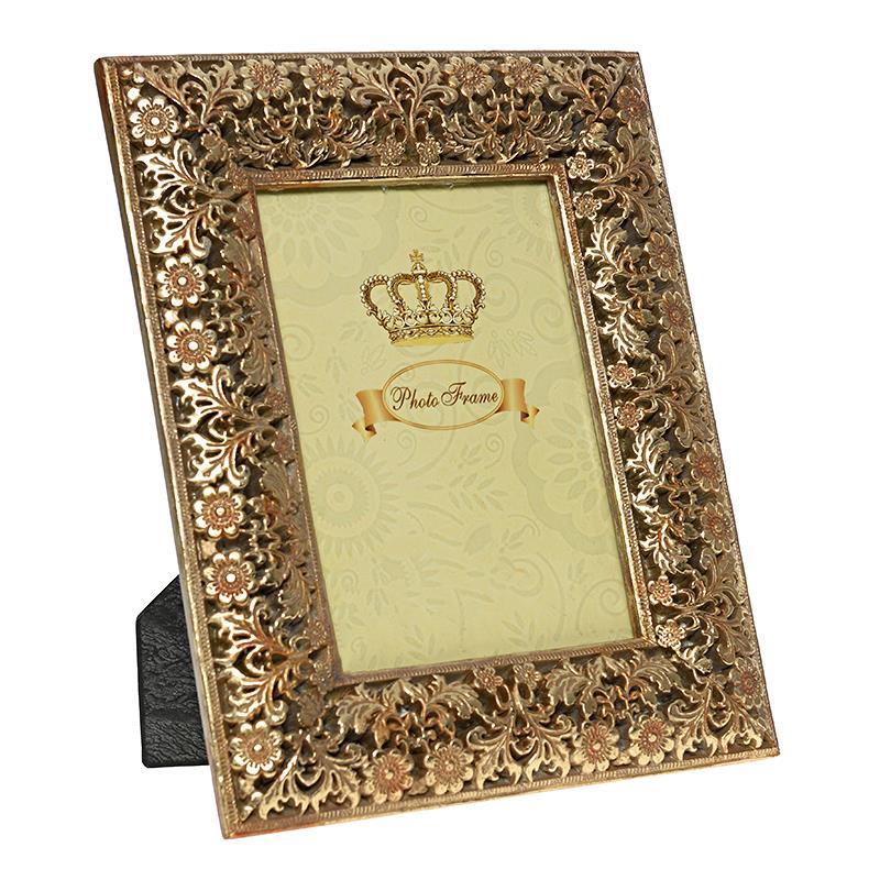 3307150253 RAM ZA SLIKU OD POLIREZINA ANTIK ZLATNI 10*15cm