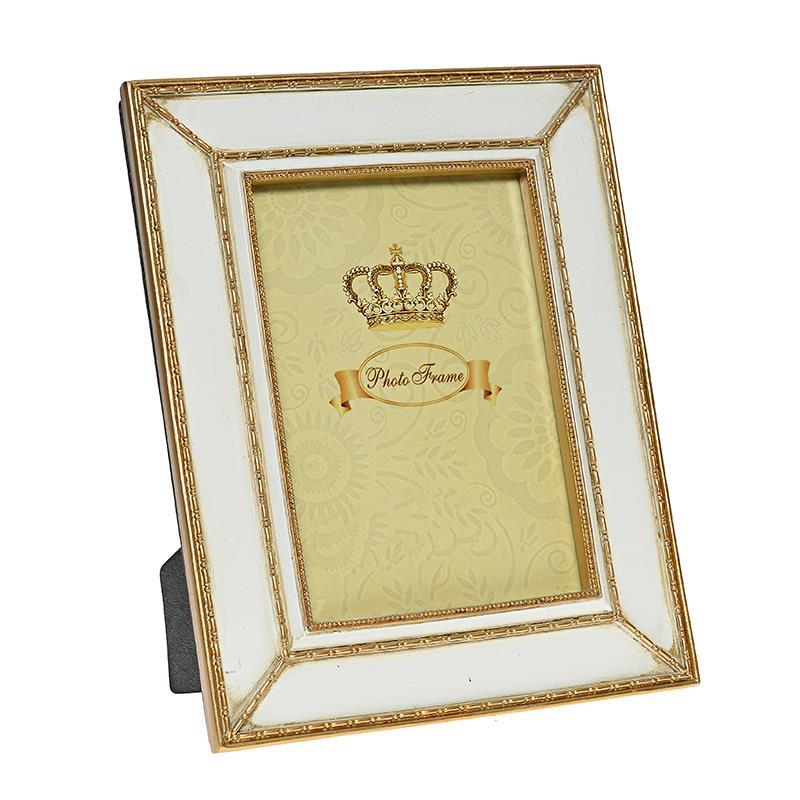 3307150271 RAM ZA SLIKU OD POLIREZINA BEŽ-ZLATNI 13*18cm