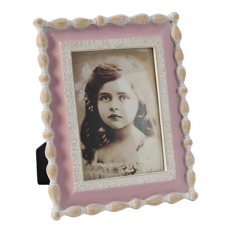 3301170179 RAM ZA SLIKU OD POLREZINA ANTIK ROZE 13*18cm