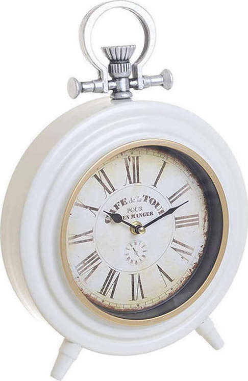 3209770280 SAT STONI METALNI ANTIK KREM 25X8X36 CM