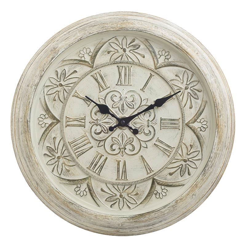 3208640100 SAT ZIDNI PLASTIČNI ANTIK BEŽ 40cm