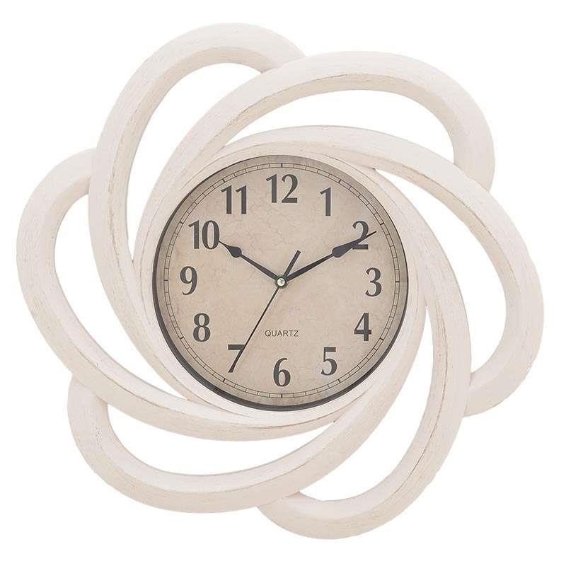 3202840037 SAT ZIDNI PLASTIČNI ANTIK BEŽ 51*6*51cm