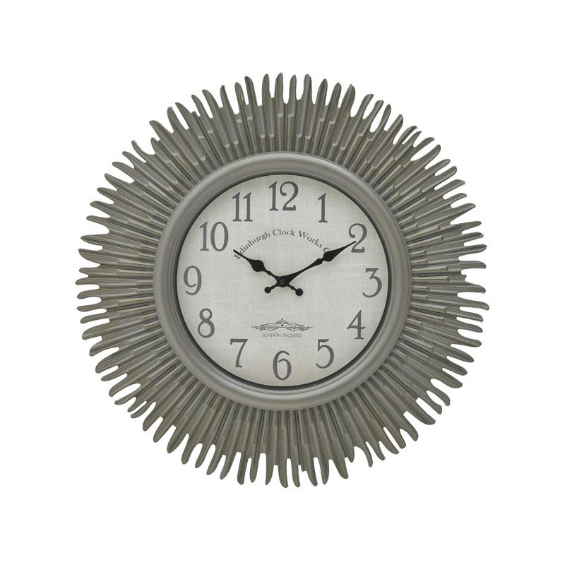 3209250036 SAT ZIDNI PLASTIČNI SIVI 58 CM