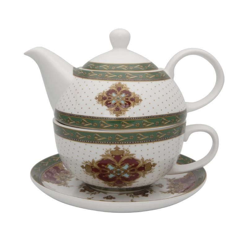 3608620005 SET ZA ČAJ OD PORCELANA MULTICOLOR 16x11x13 CM