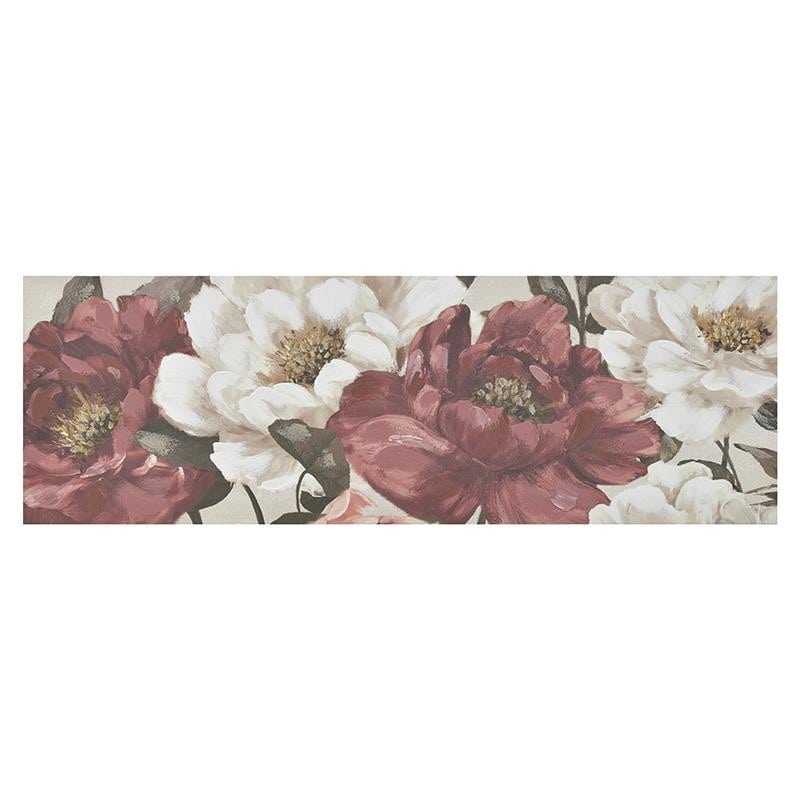 3900060264 SLIKA NA PLATNU CVETNI DEZEN 120X4X40 CM