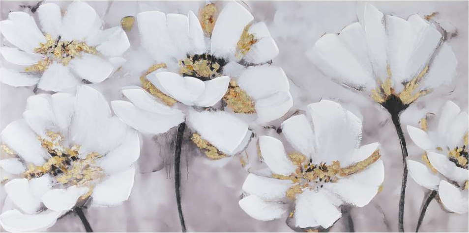 3901870018  SLIKA NA PLATNU CVETNI DEZEN  160X4X80 CM