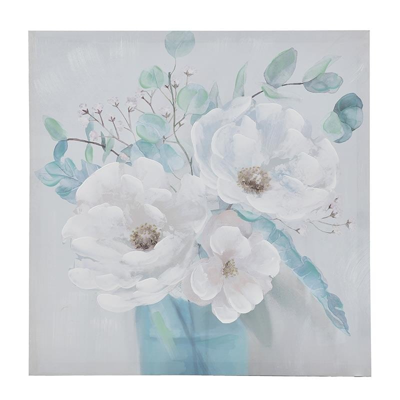 3902420231  SLIKA NA PLATNU CVETNI DEZEN  60X3X60 CM