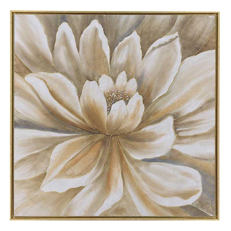 3908590126 SLIKA NA PLATNU DEZEN CVET 80x80 CM