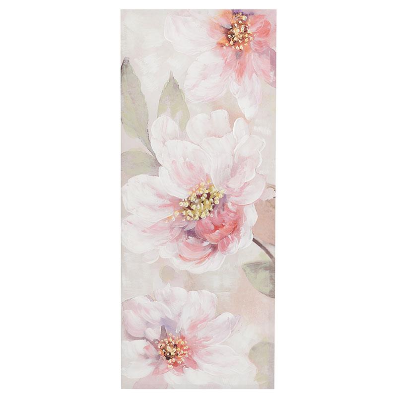 3902420137 SLIKA ŠTAMPANA NA PLATNU CVETNI DEZEN 55*3*135cm
