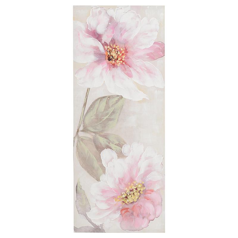 3902420136 SLIKA ŠTAMPANA NA PLATNU CVETNI DEZEN 55*3*135cm