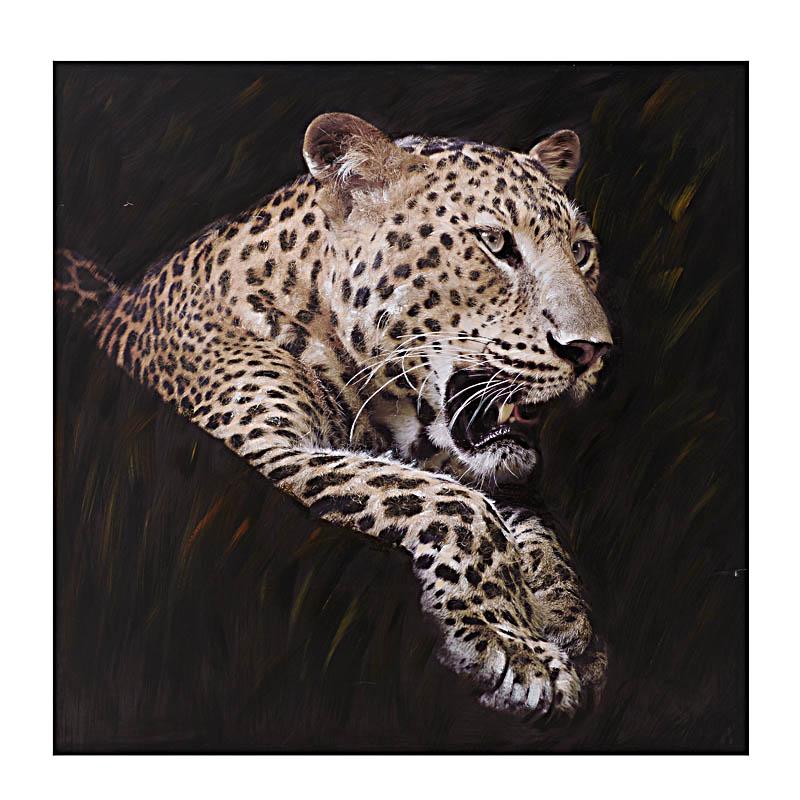 3902420170 SLIKA ŠTAMPANA NA PLATNU LEOPARD 100*3*100cm