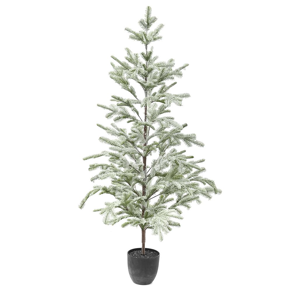 82190 SNEŽNA JELKA U PLASTIČNOJ SAKSIJI 75X180 CM