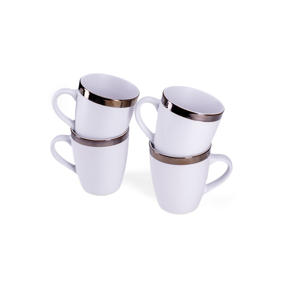 3603320005 ŠOLJA BELO ZLATNA SET 6 KOMADA 5X10 CM