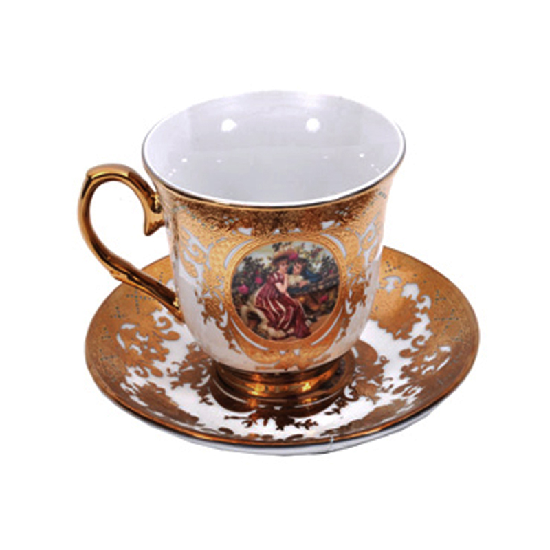 01926057 ŠOLJE ZA KAFU OD PORCELANA S/6 DEZEN BAROK 