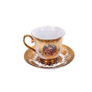 01926056 ŠOLJE ZA KAFU OD PORCELANA S/6 DEZEN BAROK 
