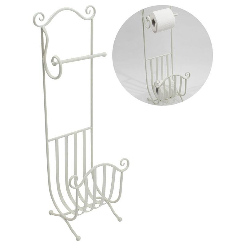 3701300045 STALAK METALNI ZA KUPATILA BEŽ 21*18.5*70cm