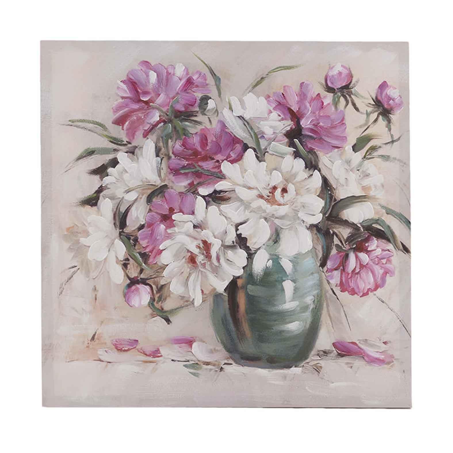 3902420065 ŠTAMPANA SLIKA MOTIV CVEĆE LJUBIČASTO-BELA 70*3*70cm