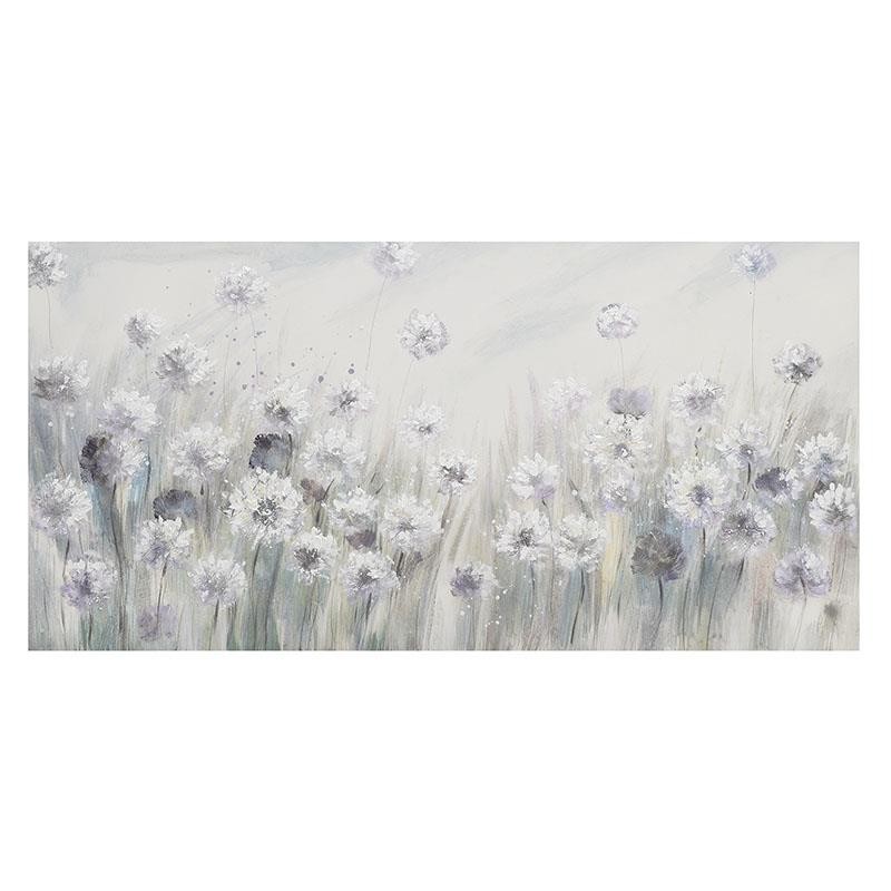 3900060185 ŠTAMPANA SLIKA ULJE NA PLATNU CVETNI DEZEN 120*60cm