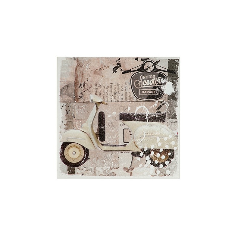 51992 ŠTAMPANA SLIKA VESPA BELA 30*40cm