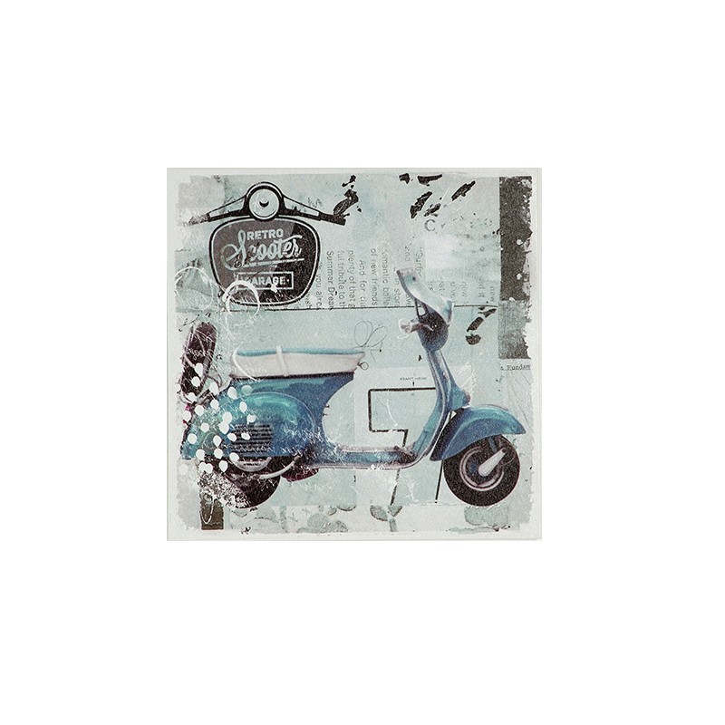 51993 ŠTAMPANA SLIKA VESPA PLAVA 30*40cm