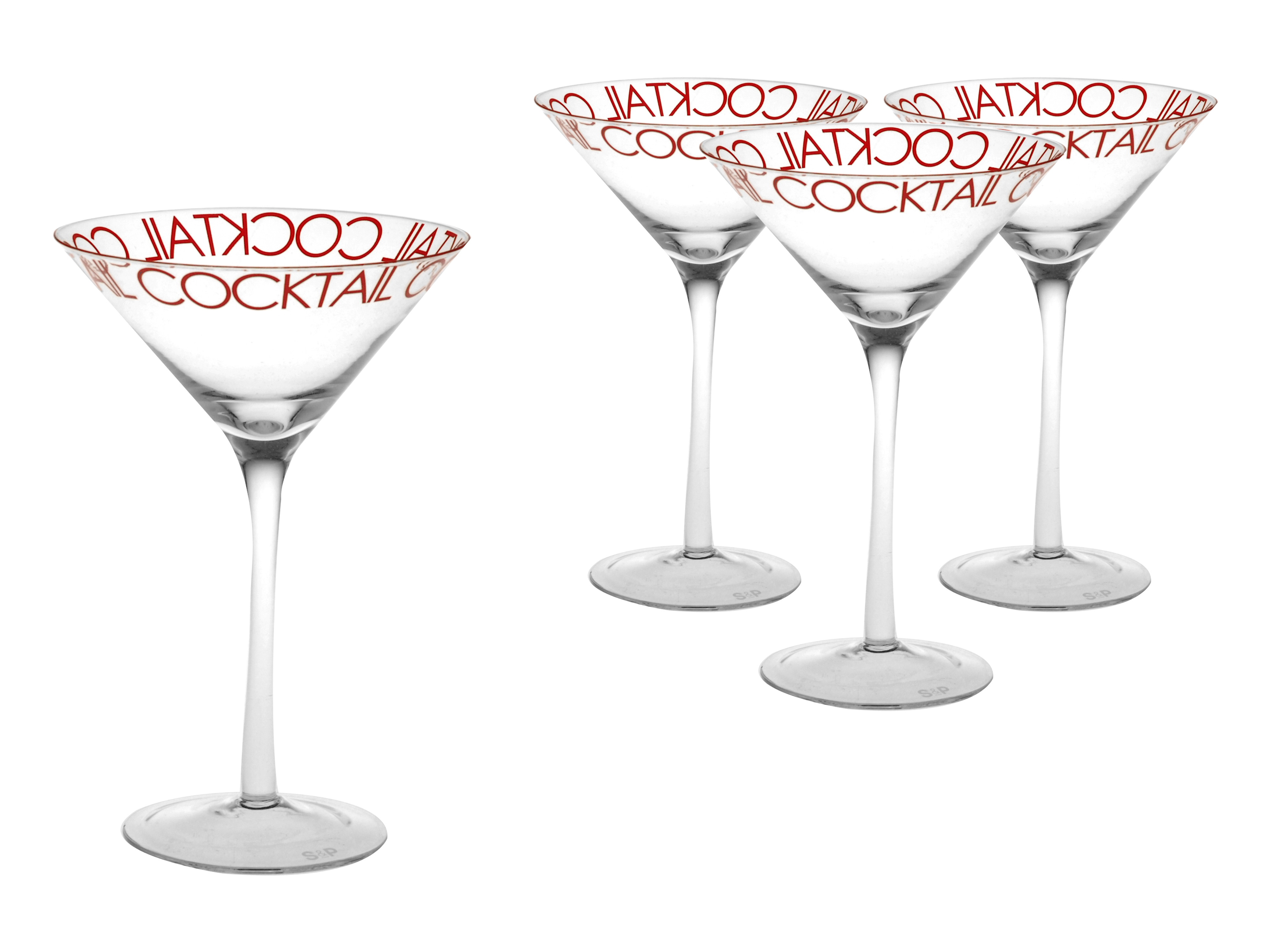 BAM36724 STEKLENE ČAŠE ZA MARTINI 