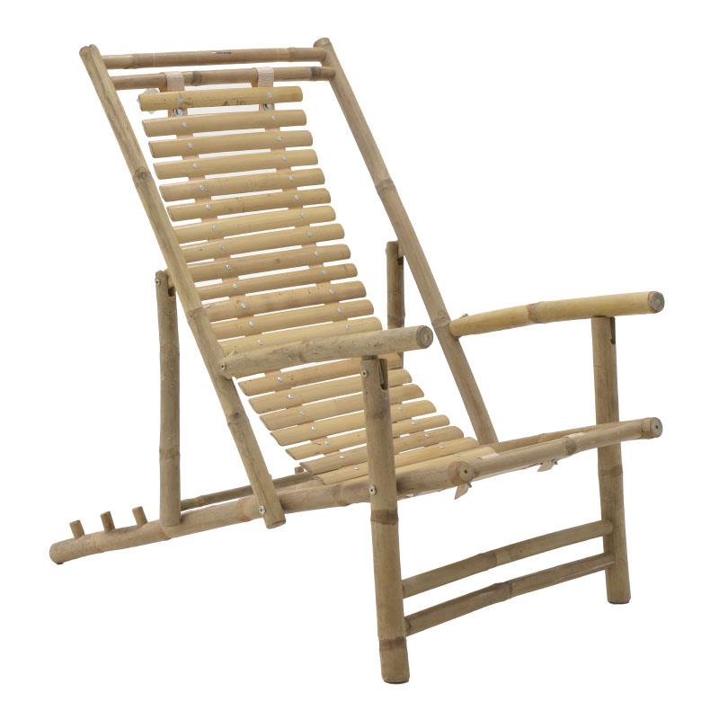 3505610015 STOLICA BAMBUS NA SKLAPANJE SA POMERIVIM NASLONOM 118X60X74 CM