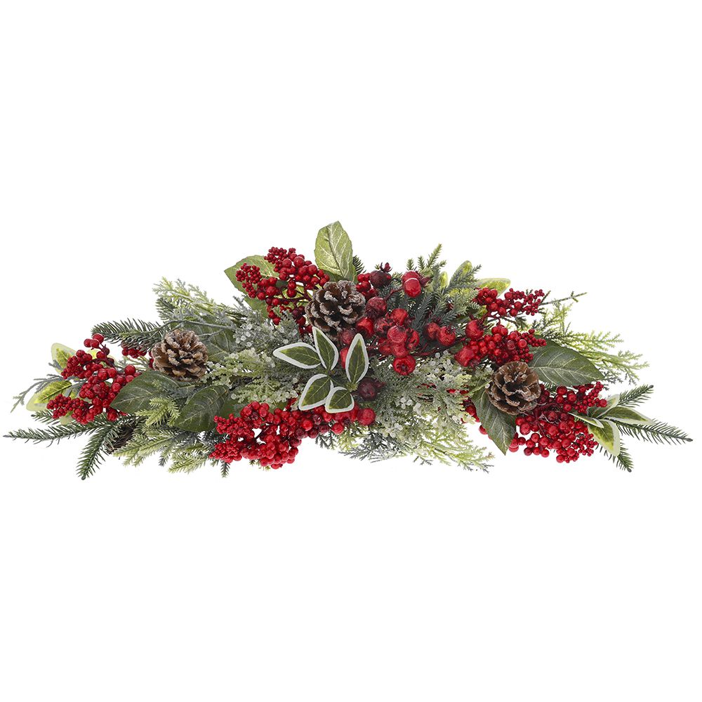 81617  STONA DEKORACIJA SA BORDO BOBICAMA 60 CM