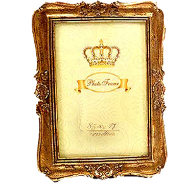 22325026 RAM ZA SLIKU OD POLIREZINA ANTIK ZLATNI 20*25cm