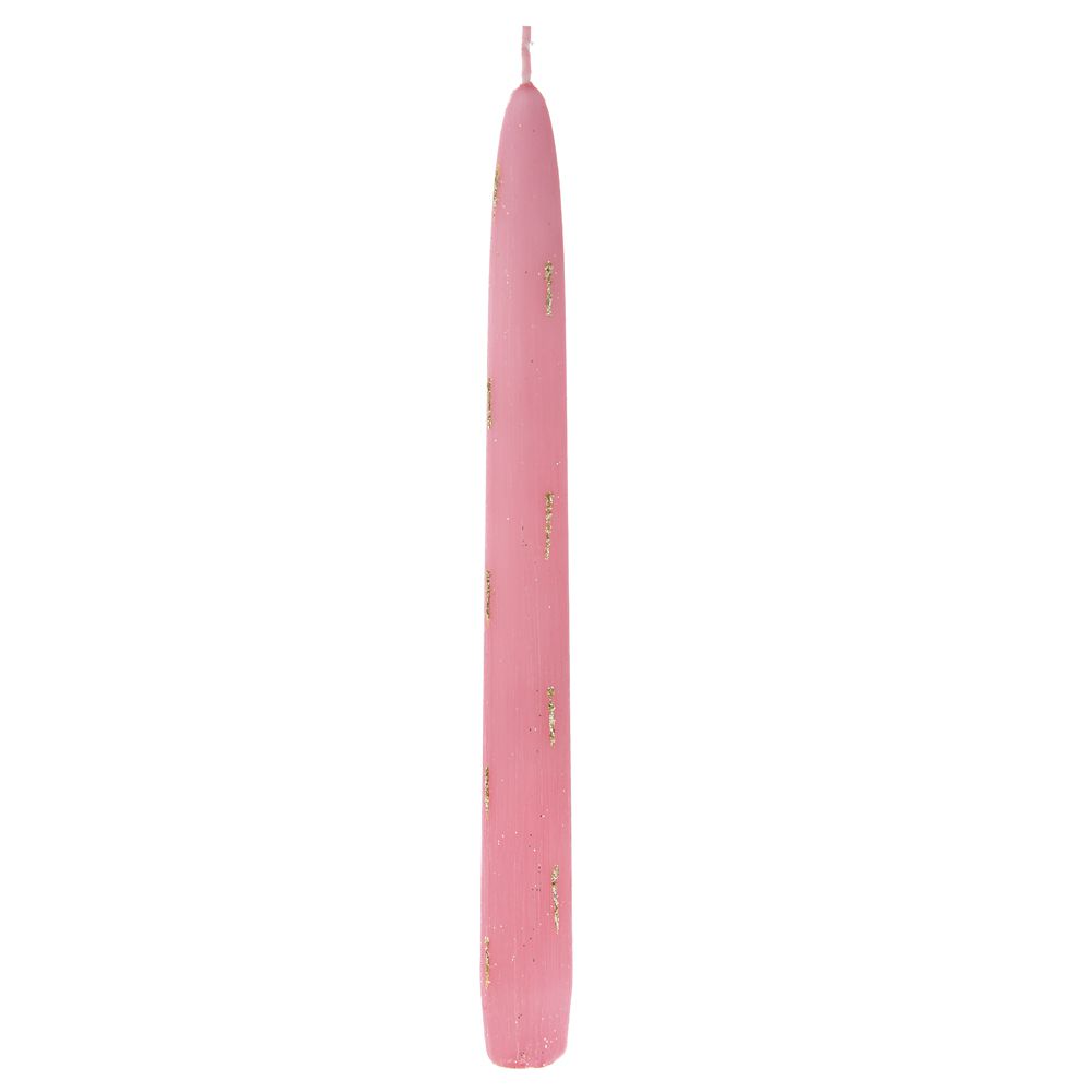 73549 SVEĆA ROZE ZLATNA S/6 25 CM