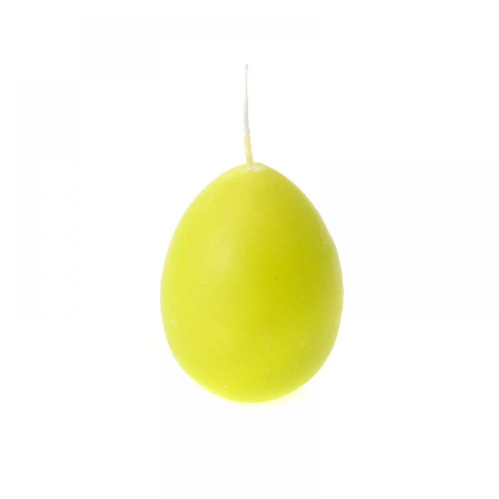 53011 SVEĆA SVETLO ZELENA U OBLIKU JAJETA 11 CM