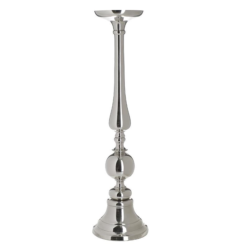 3707540050 SVEĆNJAK OD ALUMINIJUMA SREBRNI 13*60cm
