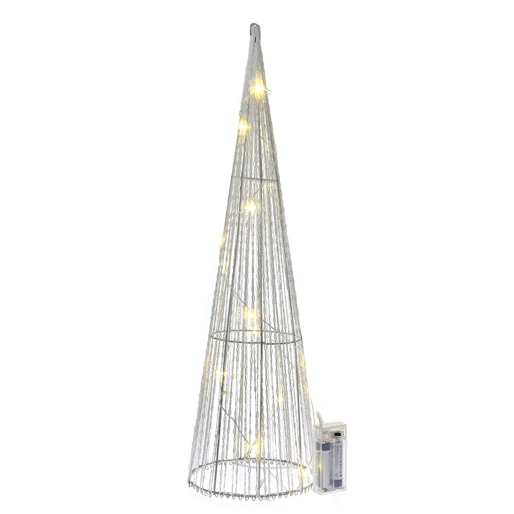 79932 SVETLEĆA KUPA BELA 15 LED 50 CM