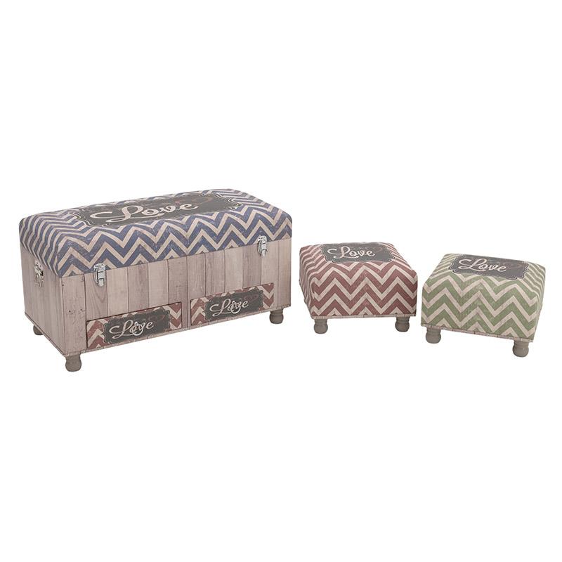 3500880075 TAPACIRANI TABURE-ŠKRINJA S/3 80*40*41cm