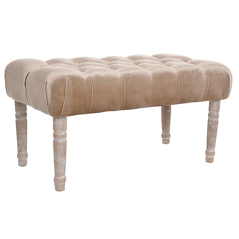 3507210095 TABURE DRVENI TAPACIRANI U BRAON BOJI 80x40x40cm