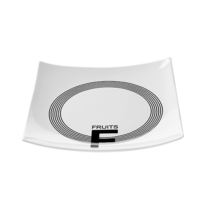 HP2787-837C PORCELANSKI TANJIR ČETVRTASTI 