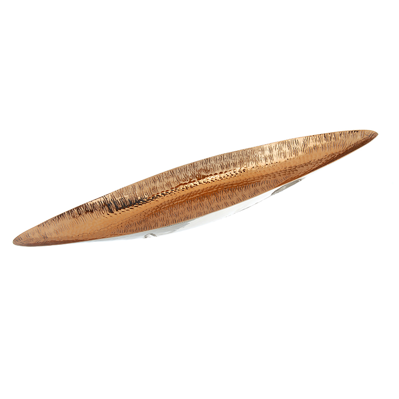 55832 Y TANJIR DEKORATIVNI NIKLOVANI U BRONZANOJ BOJI 64*15cm
