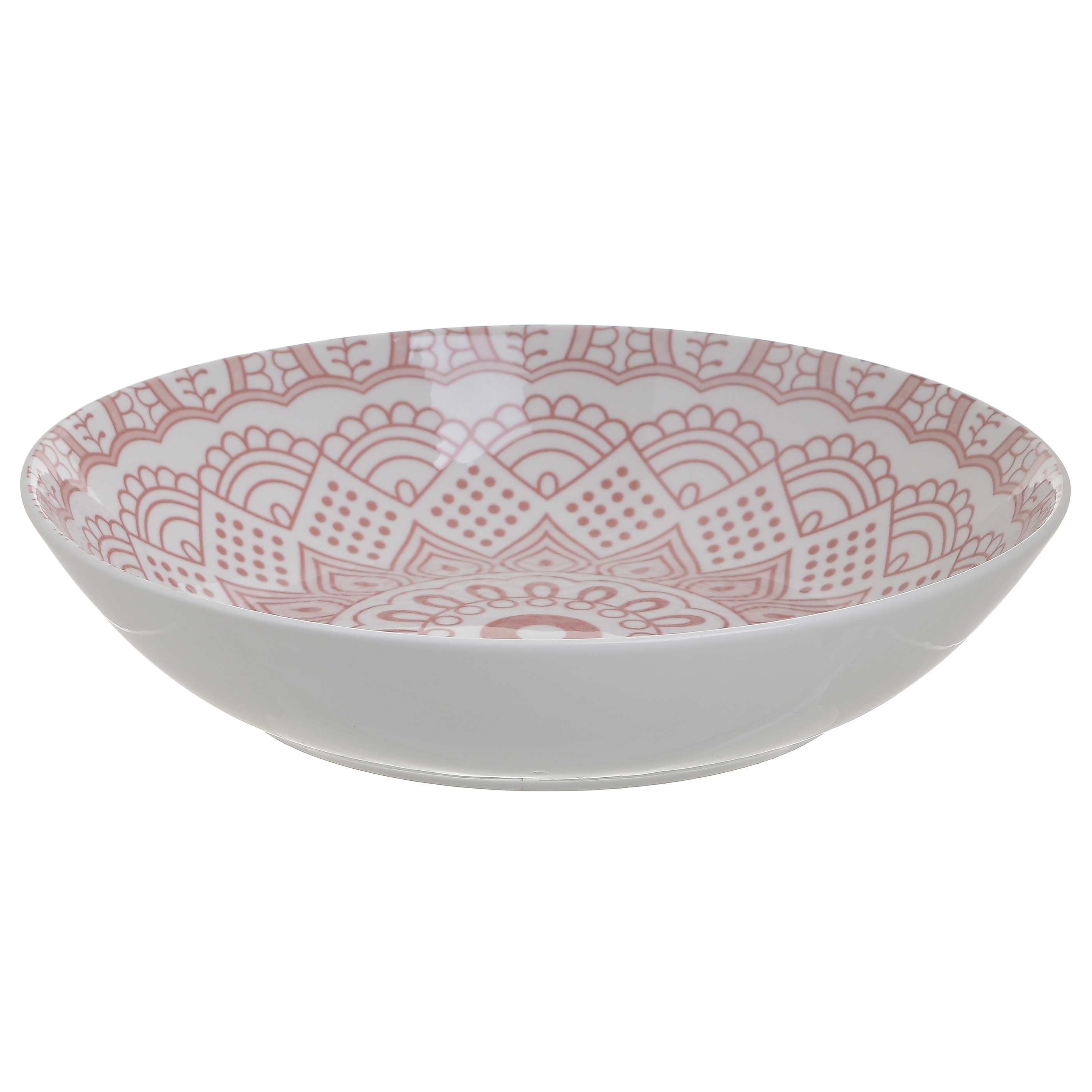 6600430020 TANJIR OD PORCELANA CRVENO BELI 20 CM