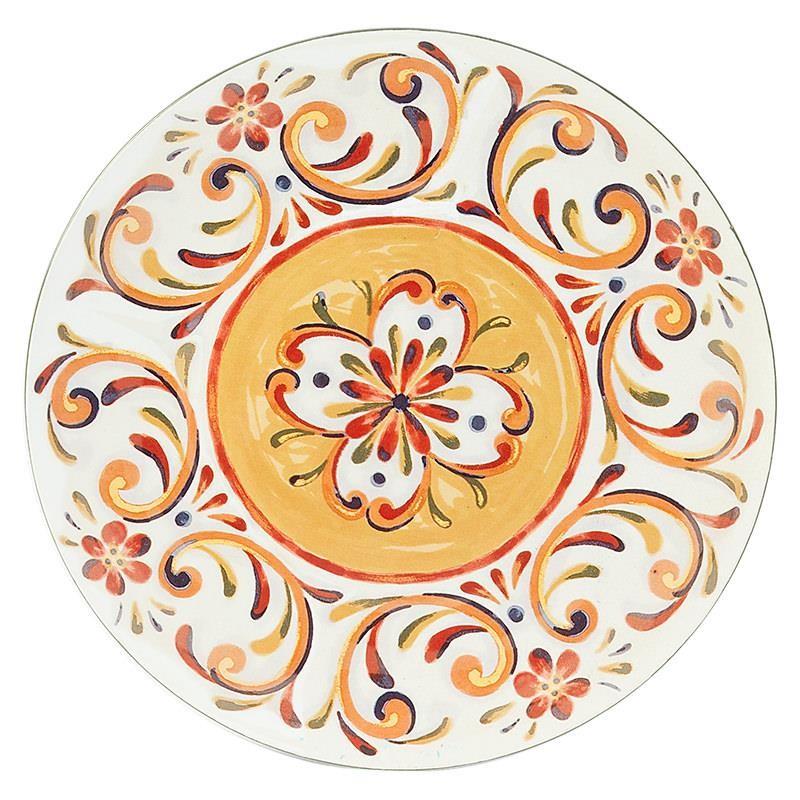 3704360020 TANJIR PLASTIČNI ŽUTO-NARANDŽASTI 33cm