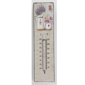 3707730013 METALNI TERMOMETAR SA LAVANDOM 8*25cm
