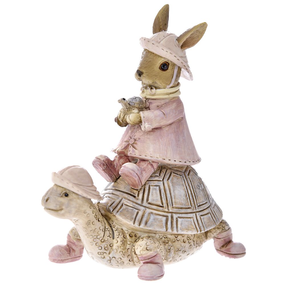 USKRŠNJA FIGURA ZEC I KORNJAČA 14cm