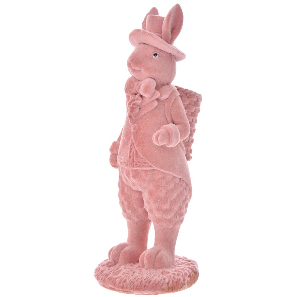 USKRŠNJA FIGURA ZEC ROZE 9*9*25cm