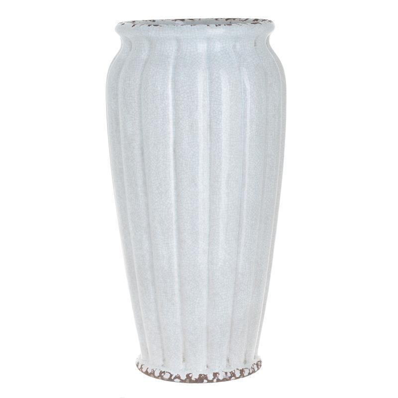 3706850116 VAZA KERAMIČKA ANTIK BELA 13.5*26cm