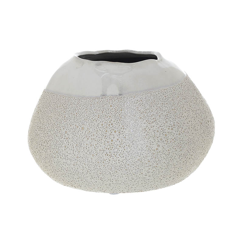3707820041 VAZA KERAMIČKA BEŽ 18*17*12.5cm