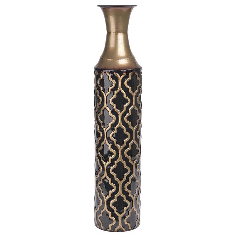 3704470056 VAZA METALNA PODNA 12*12*58cm