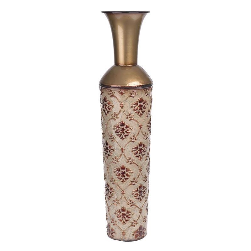 3704470041 VAZA METALNA PODNA 14*14*61cm