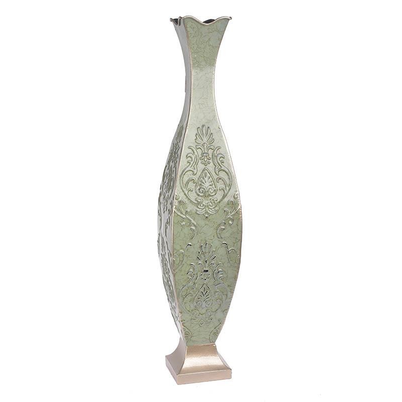 3704470055 VAZA METALNA PODNA 14*14*75cm