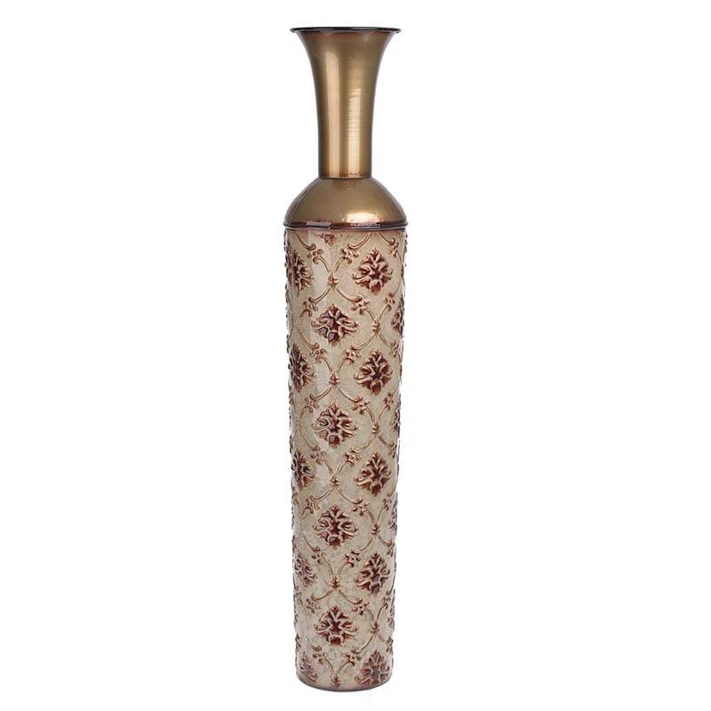 3704470040 VAZA METALNA PODNA 14*14*75cm
